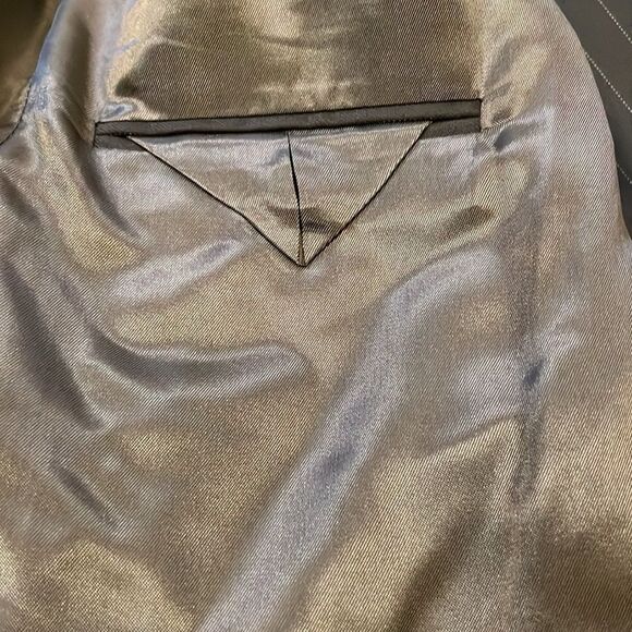 Jones New York Collection- Wool & Cashmere Blend Brown Sportcoat Blazer Size 46R - Picture 7 of 10